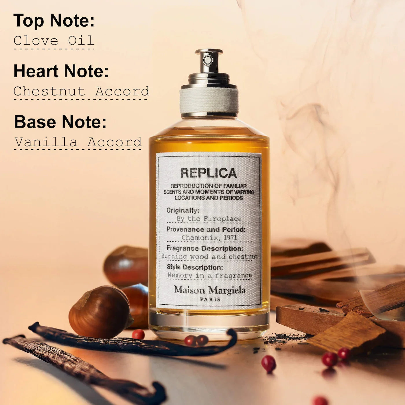 Fireplace  with Chestnut, Vanilla & Clove|100ML
